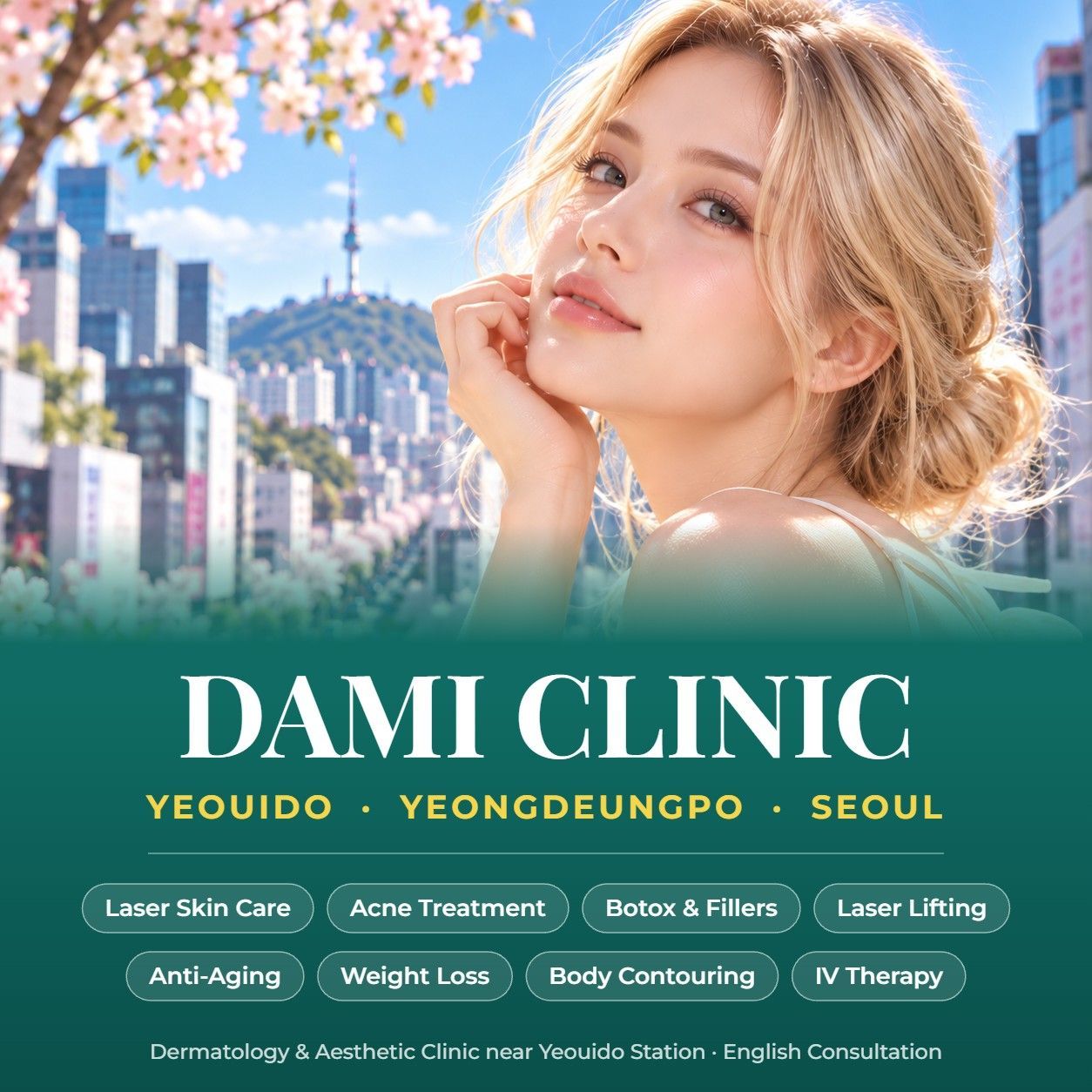 Fat Loss Injections at DAMI Skin Clinic in Yeouido, Yeongdeungpo, Seoul