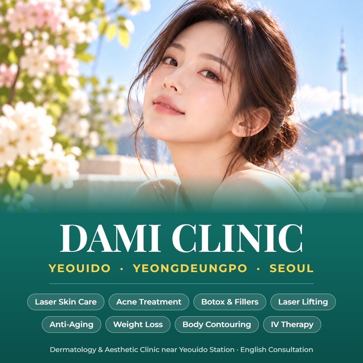 Korean Skin Treatments at DAMI Skin Clinic in Yeouido, Yeongdeungpo, Seoul