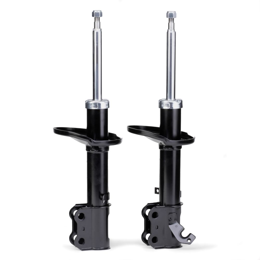 A Pair of Shock Absorbers on A White Background — Strut Re-gas Mackay In Ooralea, QLD