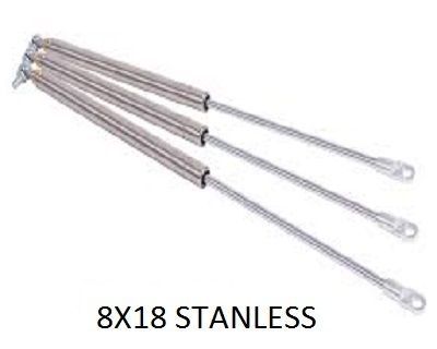 Three 8x18 Stainless Steel Gas Struts — Strut Re-gas Mackay In Ooralea, QLD