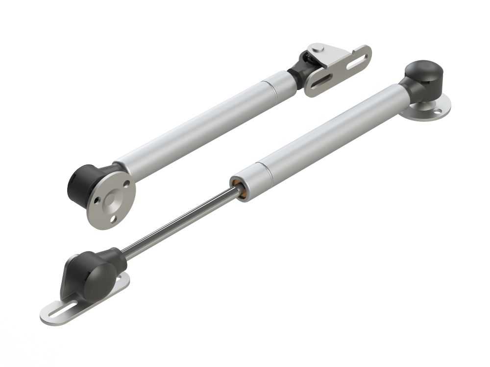 A Pair of Gas Springs on A White Background — Strut Re-gas Mackay In Ooralea, QLD