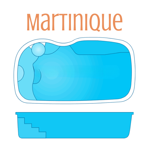 Blue pool design,