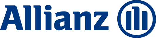 Allianz logo in blue text with a blue circular bar icon.