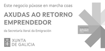 Un logo en blanco y negro para una empresa llamada Xunta de Galicia.