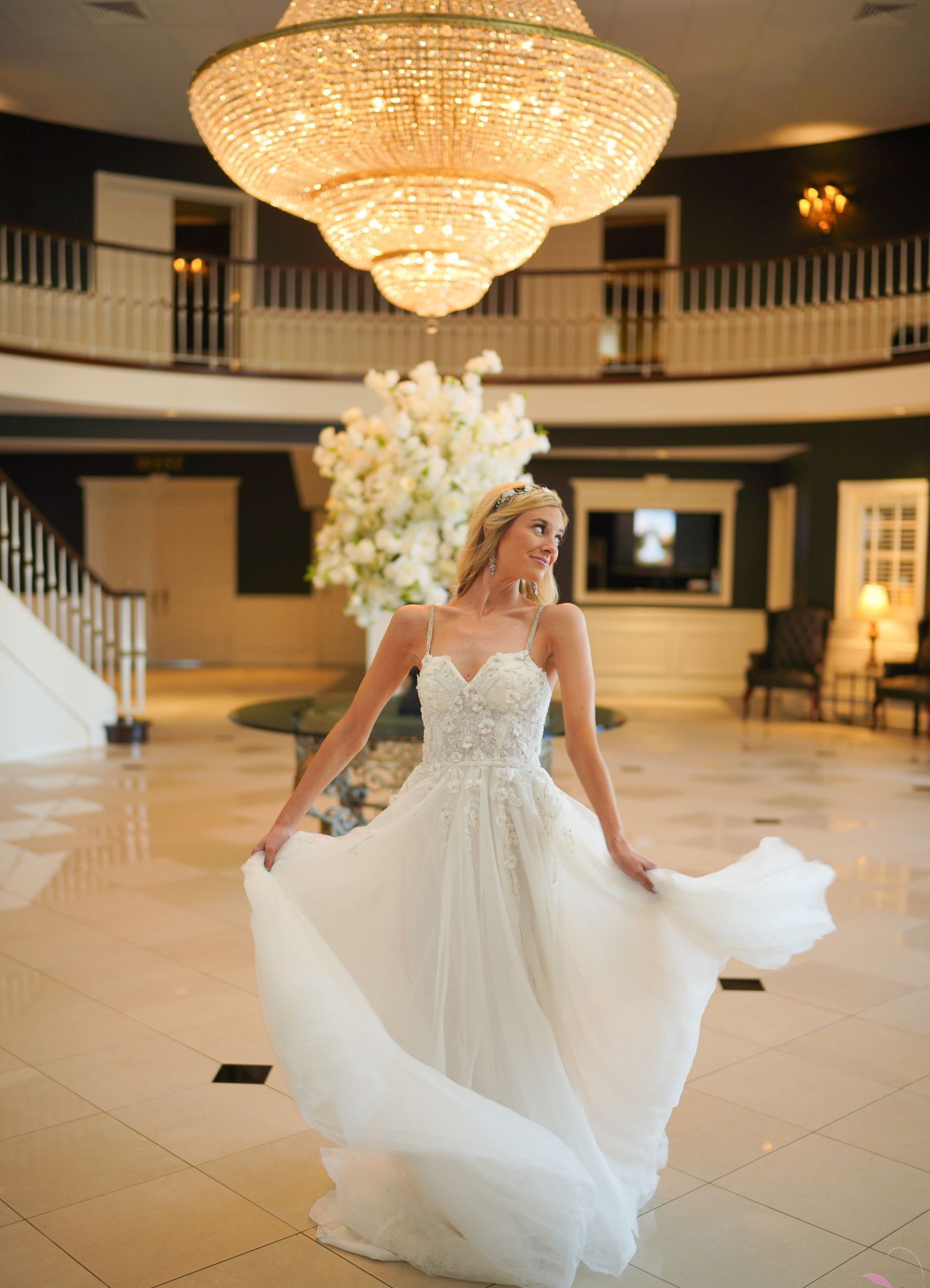 Bride in Lobby