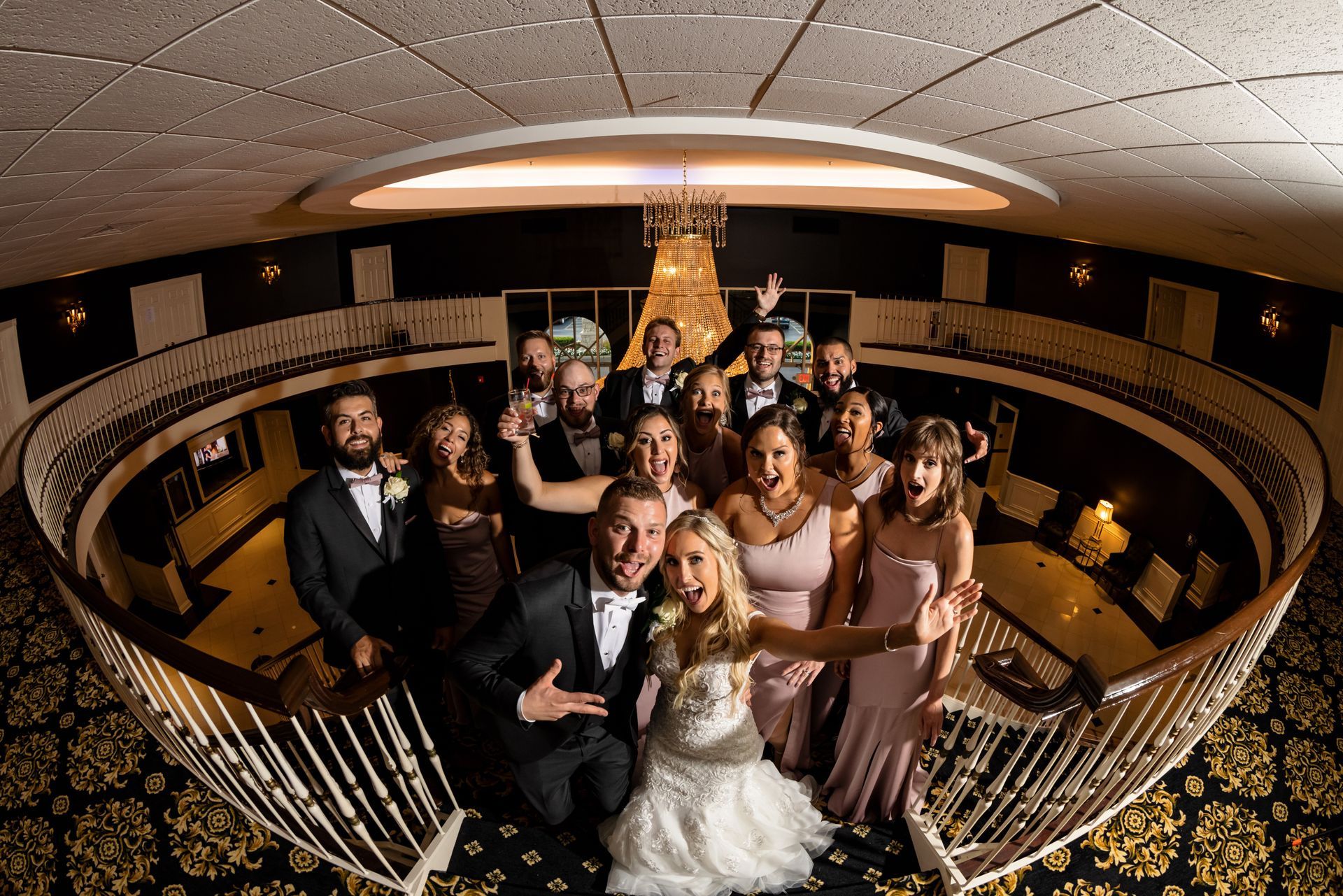 Bridal Party in Lobby