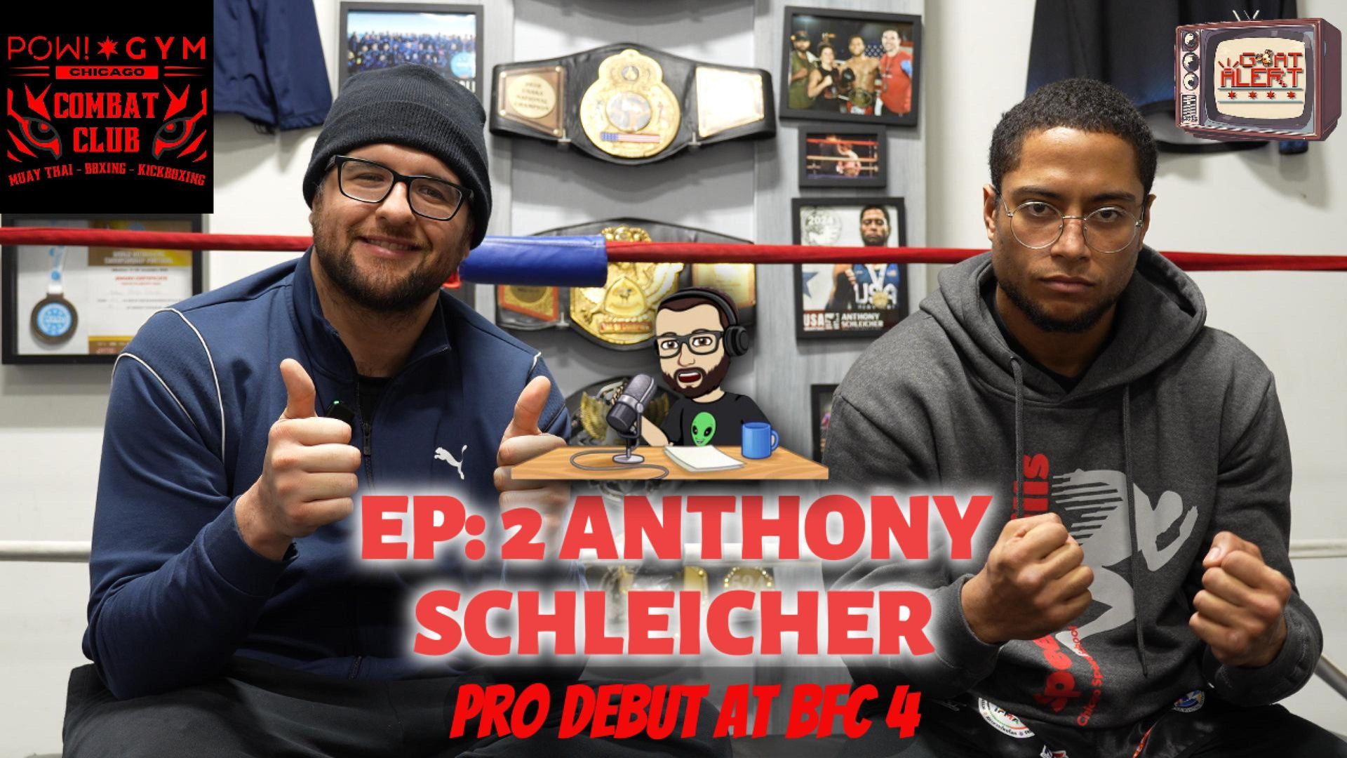 Anthony Schleicher Interview | BFC 4 Pro Kickboxing Debut | GOAT Alert Podcast