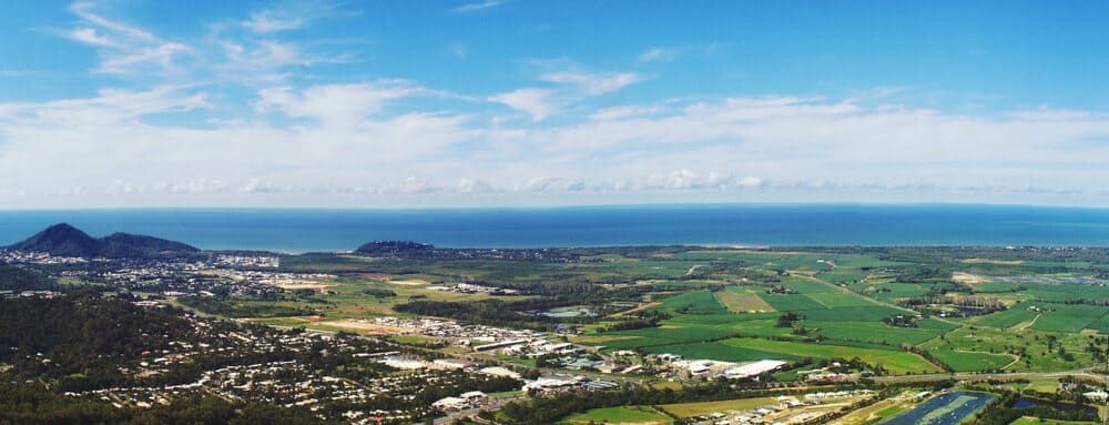 An Aerial View Of A City And A River — Allpower Electrical Wholesalers Pty Ltd In Smithfield, QLD