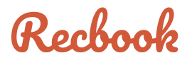 Redbook logo in orange cursive text on a white background
