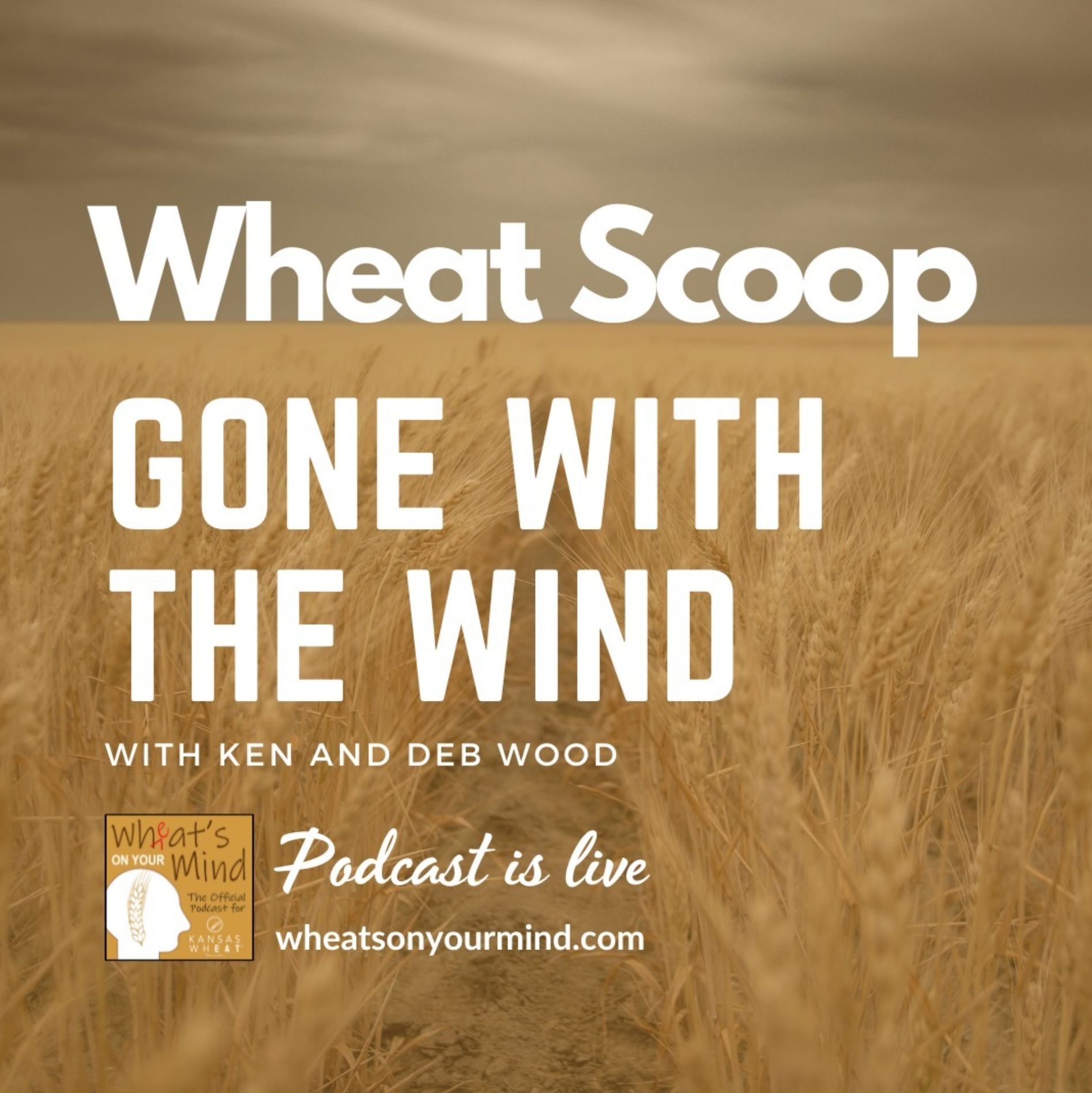 A poster for wheat scoop gone with the wind
podcast for kansas wheat agriculture
