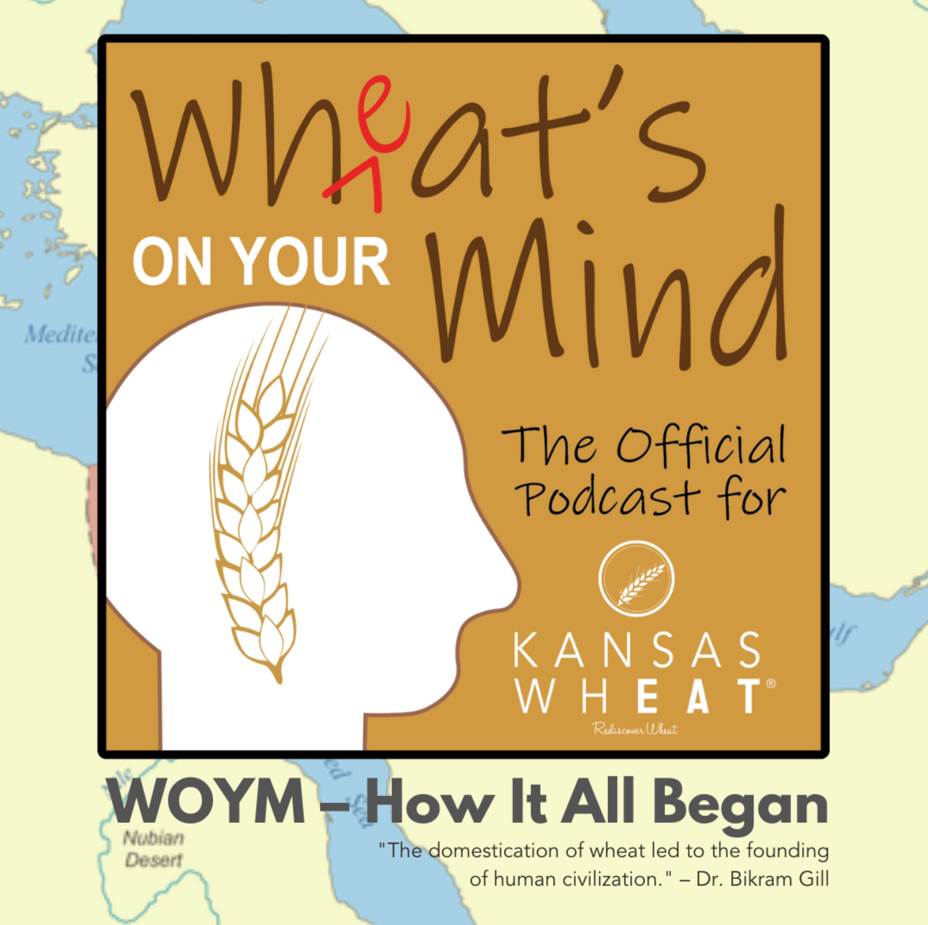 A poster for wheat 's on your mind the official podcast for Kansas wheat
podcast for kansas wheat agriculture