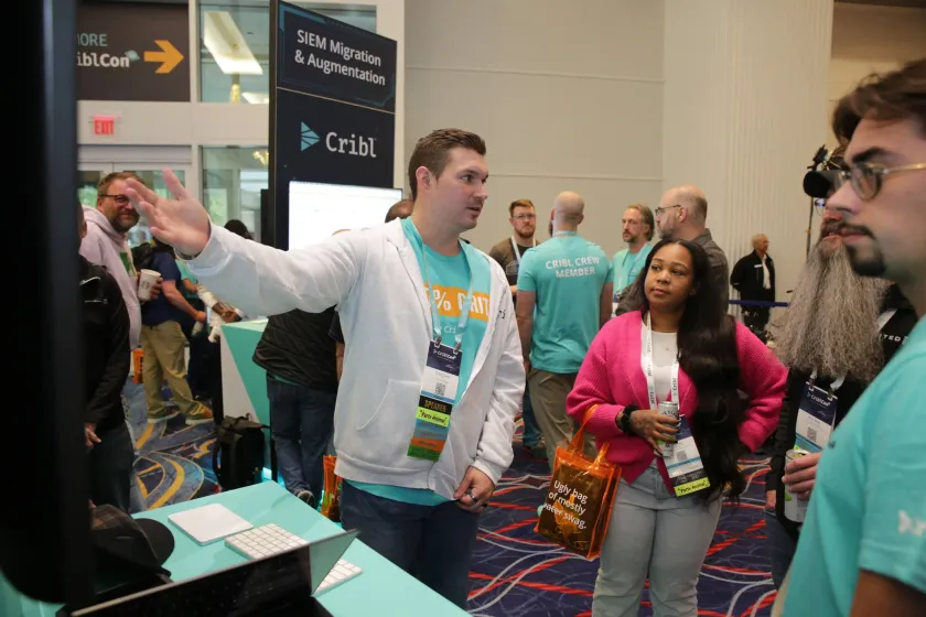 CriblCon Solution Lab. Demos from Cribl experts! 