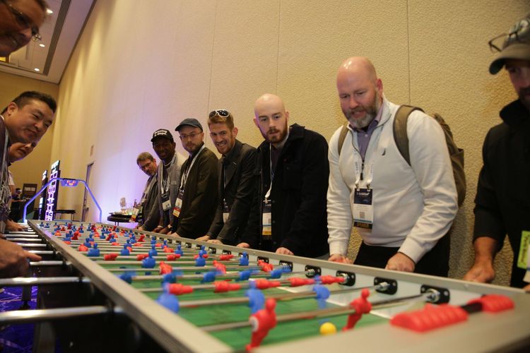 Enjoy a game of foosball with 14 of your favorite people! 