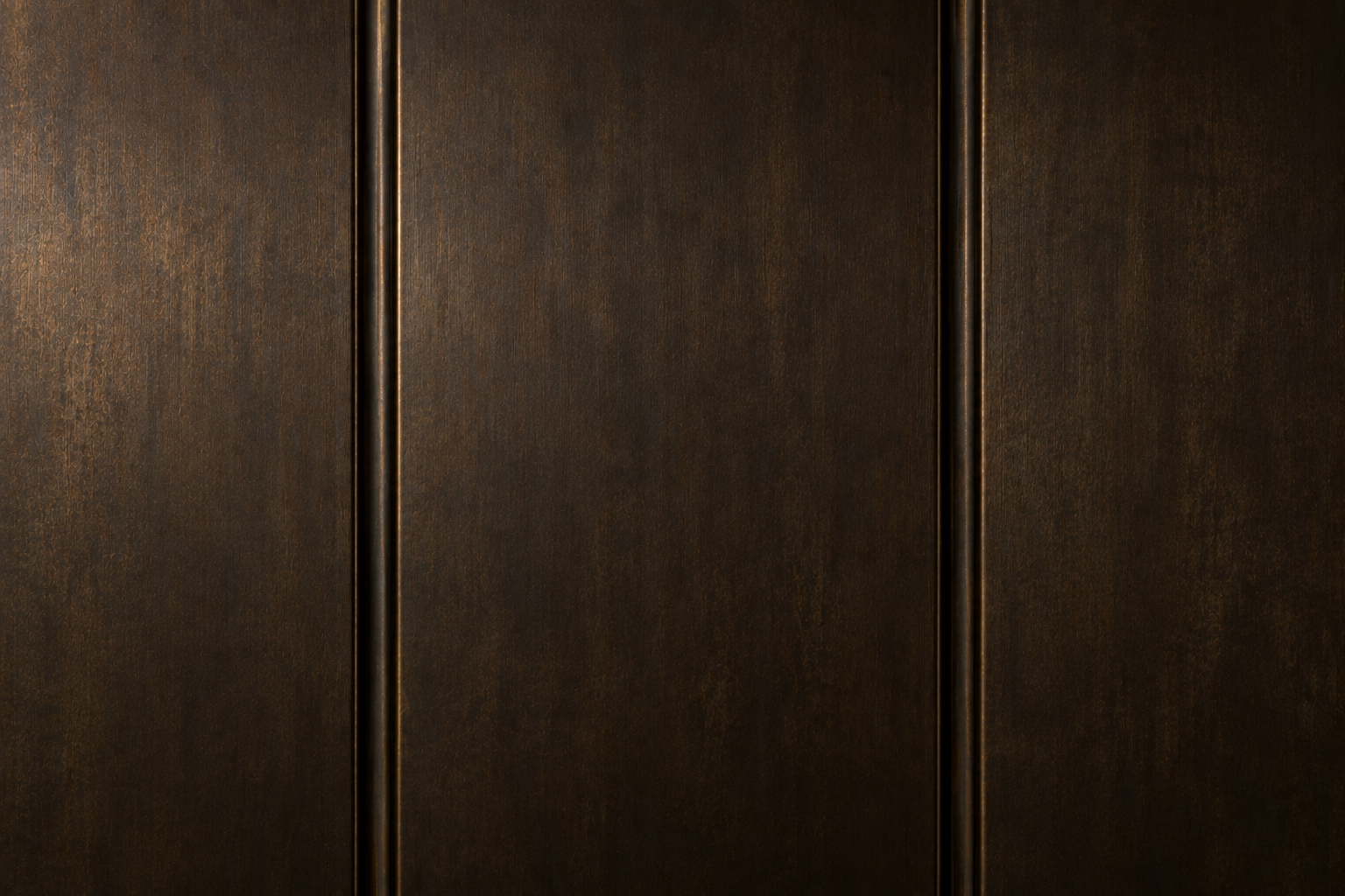 Dark brown wooden panels with vertical seams and grain texture