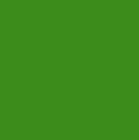 A solid, uniform square of medium green color.
