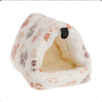 Triangle Fleece snuggle house can hang in cage or sit on floor Medium or Xtra Large