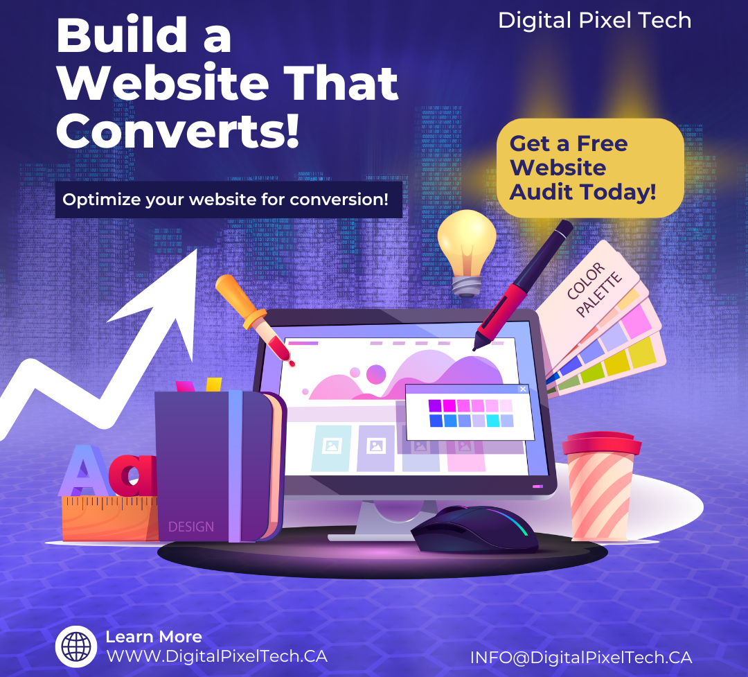 Advertisement for website optimization services.