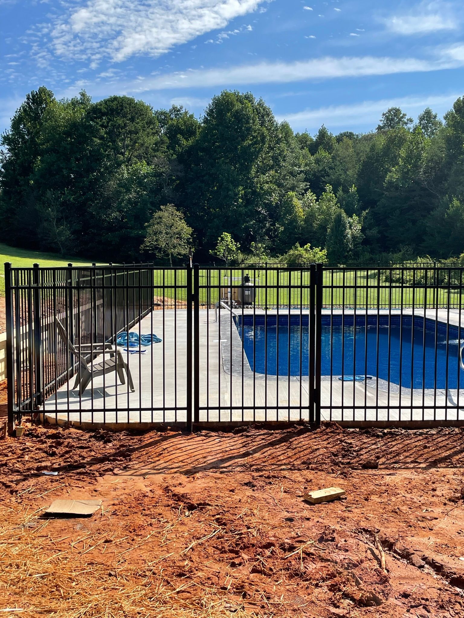 aluminum pool fence