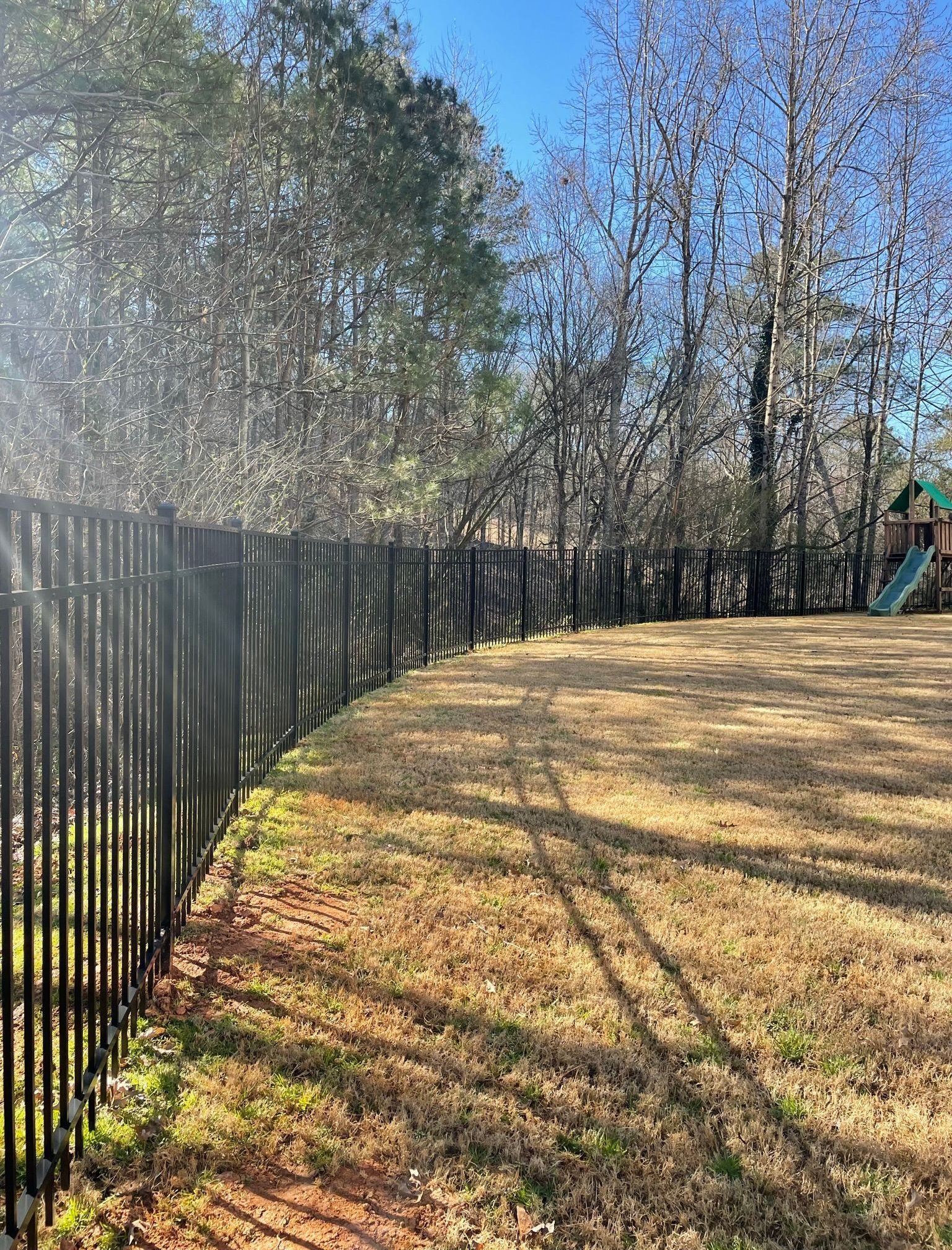 Aluminum Fence around property