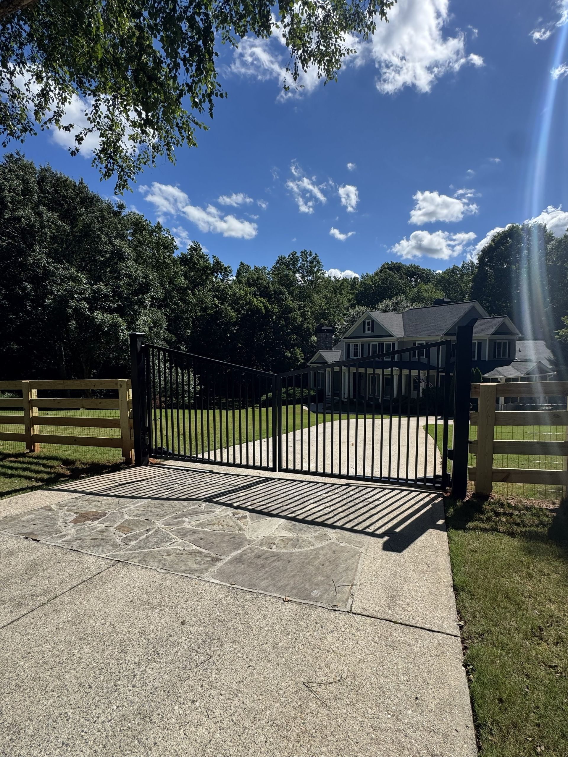 North Georgia Fence Solar Fence