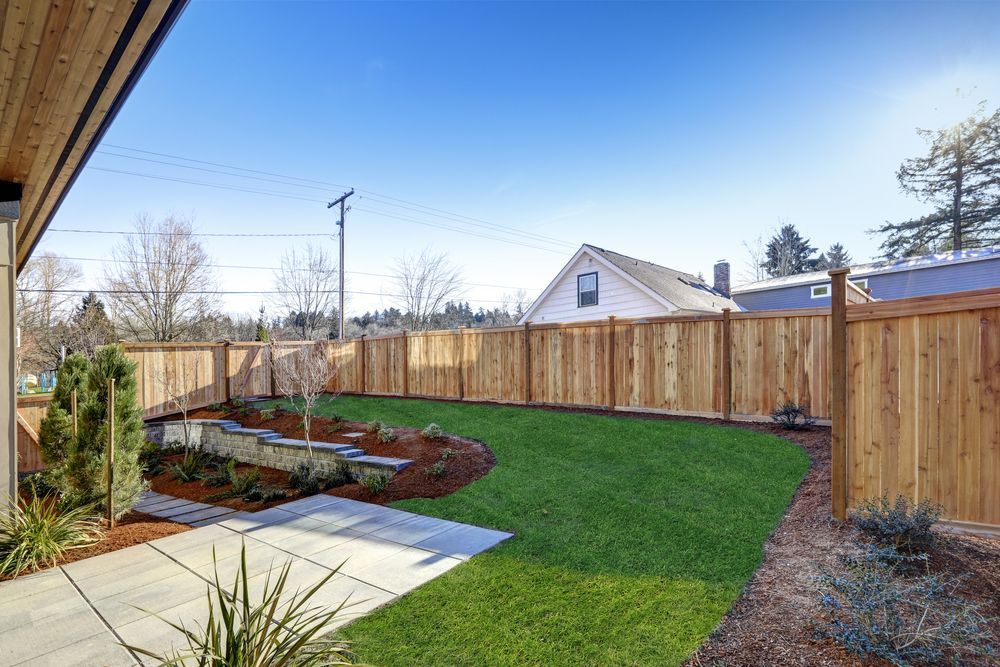 Deck in Backyard