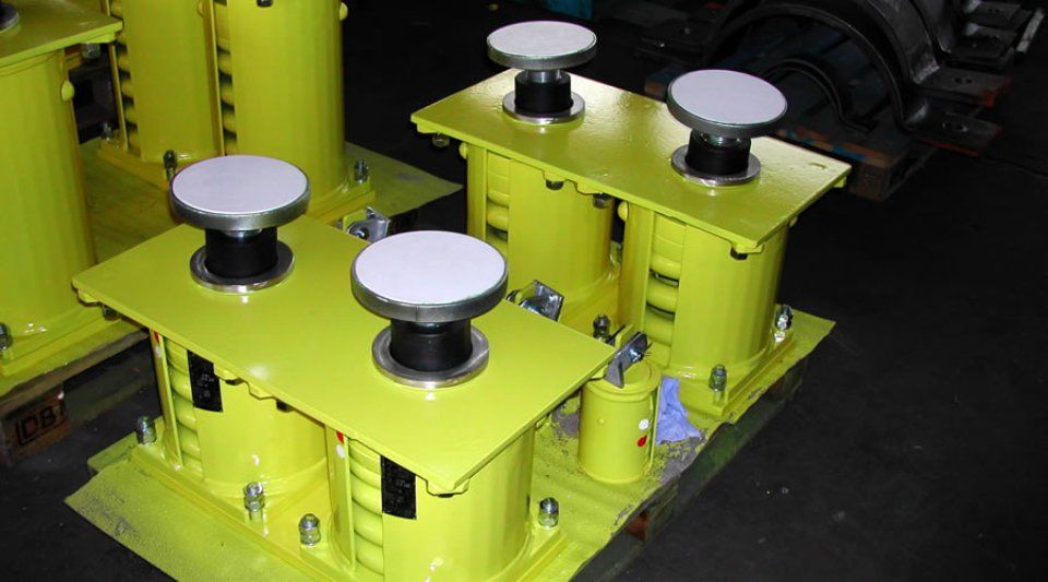 Yellow cylinders