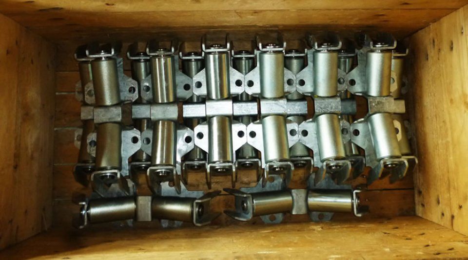 Patented roller supports