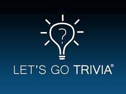 White lightbulb icon and “LET’S GO TRIVIA” text on a dark blue background