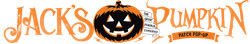 Orange “Jack’s Pumpkin” logo with a jack-o’-lantern face and “World of Fun” tagline