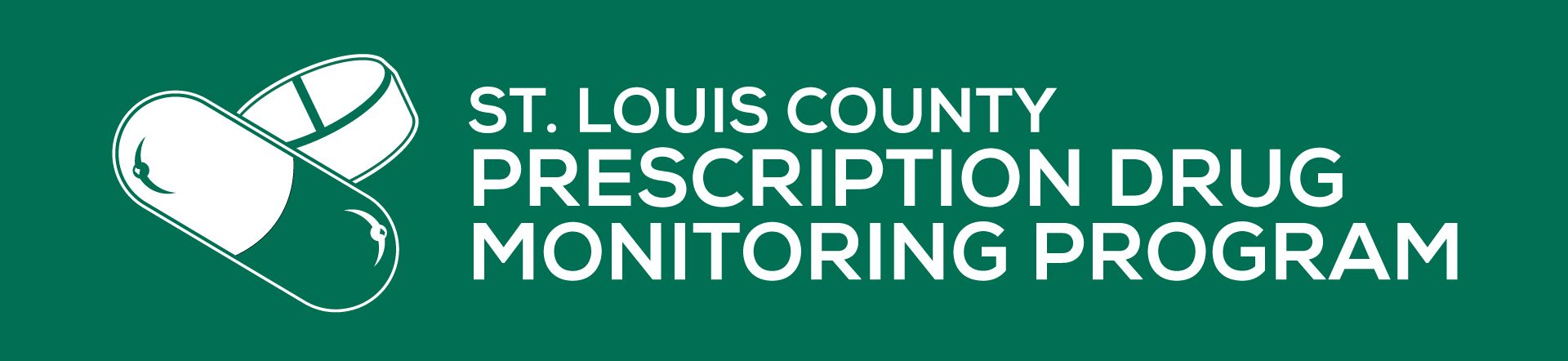 The logo for the st. louis county prescription drug monitoring program