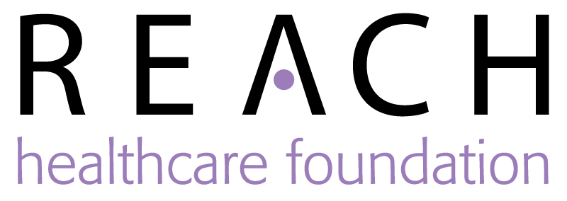 REACH healthcare foundation logo. 