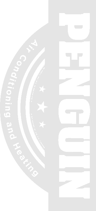 Logo of Penguin Air Conditioning and Heating.