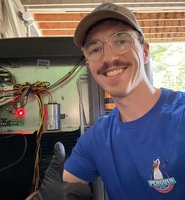 Air conditioning repair technician