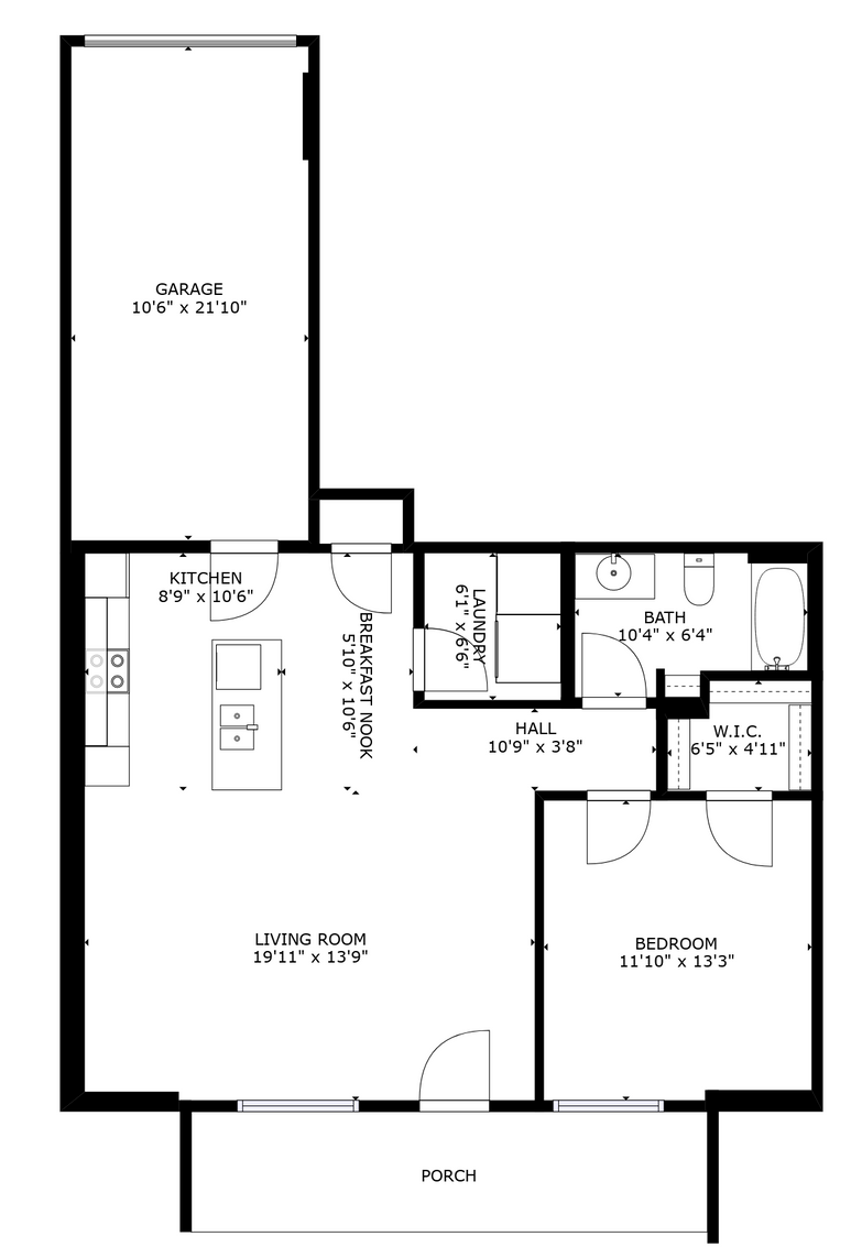 The Bowery Dollhouse Floor Plan