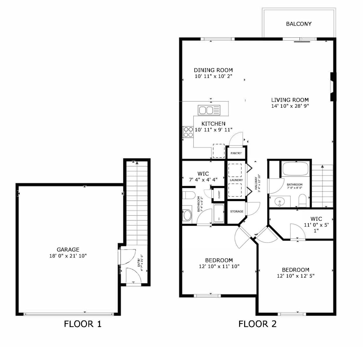 The Bowery Dollhouse Floor Plan