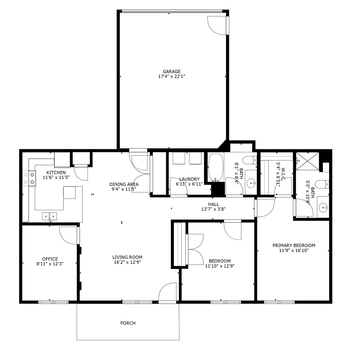 The Drigo Dollhouse Floor Plan