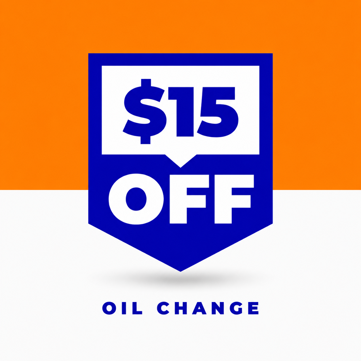 $15 off Oil Change