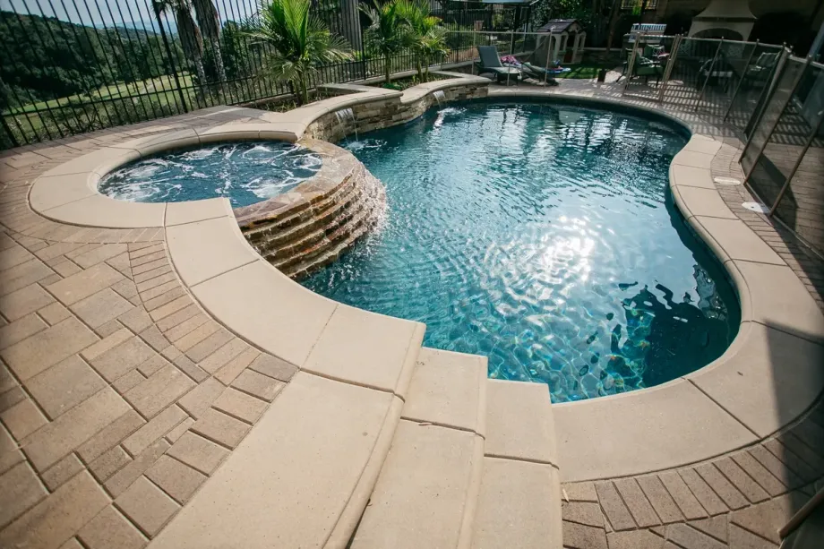 contemporary free form swimming pool design and construction by Refined Pools. contemporary free form swimming pool design and construction by Refined Pools.