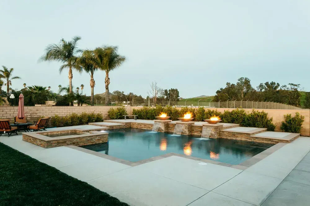 Rancho Santa Fe pool builder project