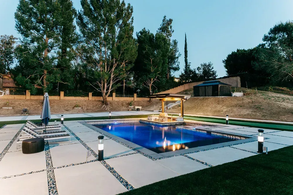 Custom pool and spa design and construction in Rancho Santa Fe