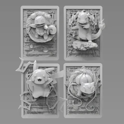 Mono Color Pokemon Card