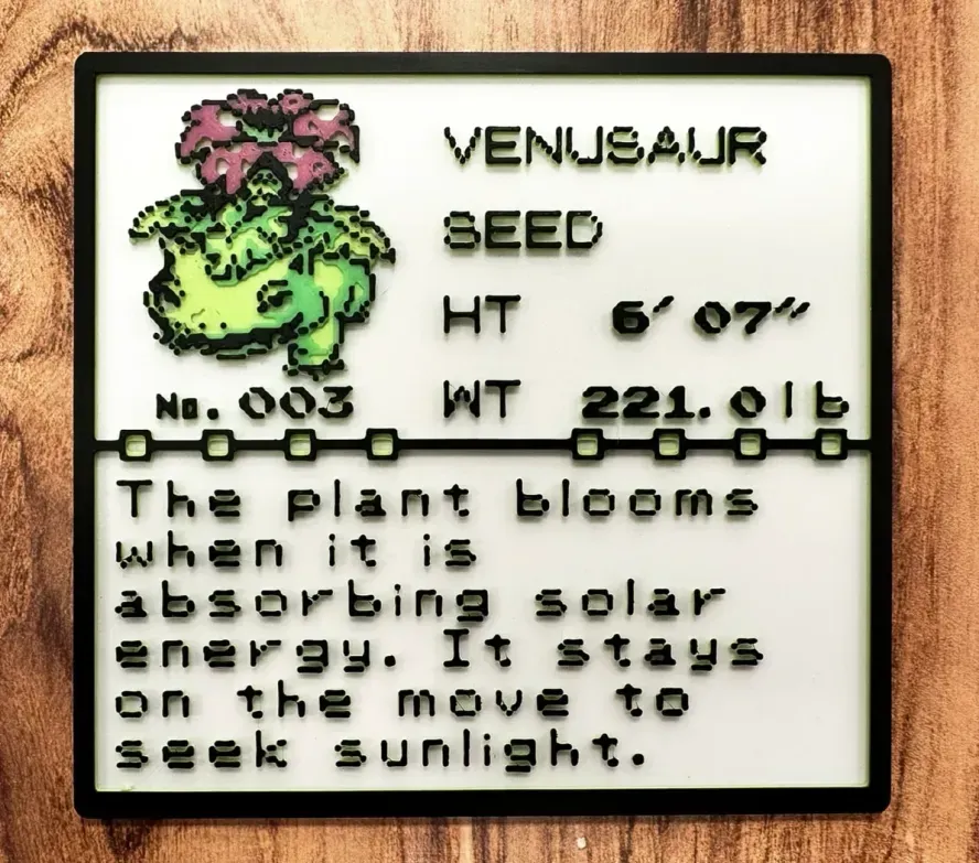 Pokedex Entries Gen 1 #1-85