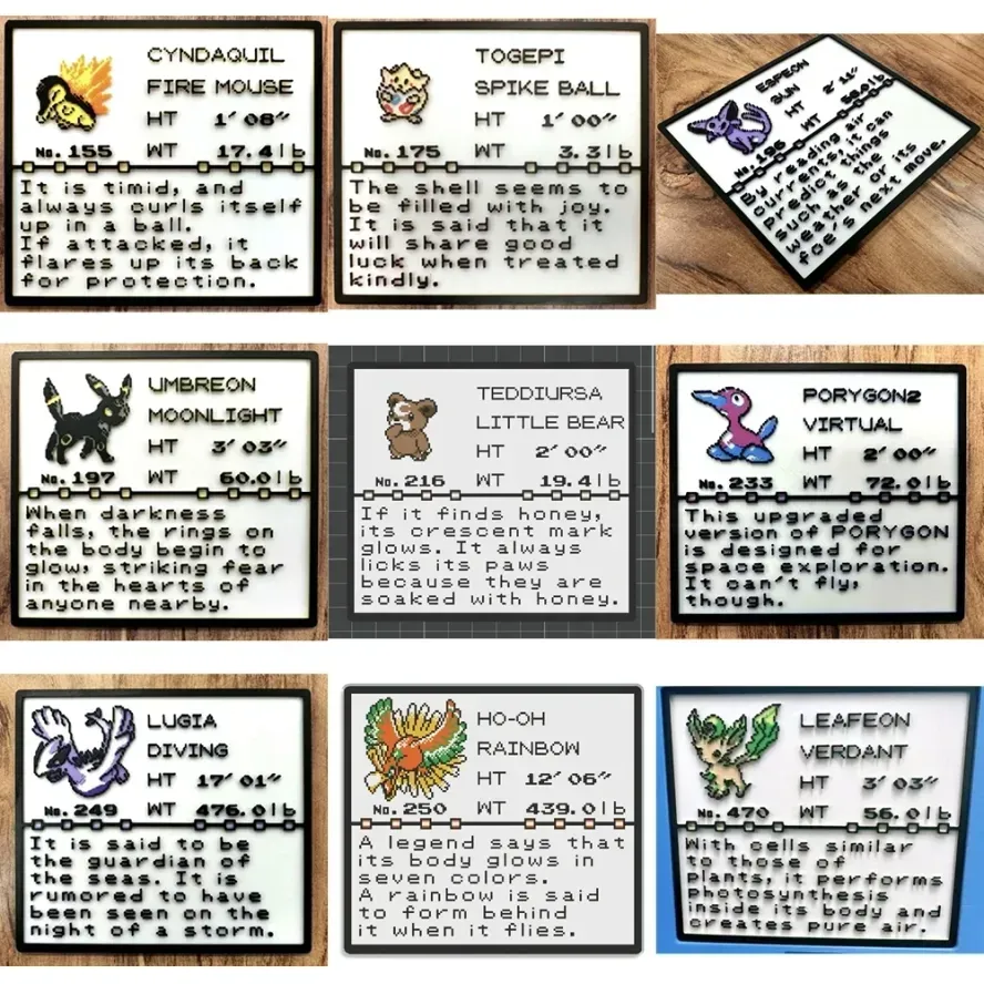 Pokedex Entries Gen 2 and up
