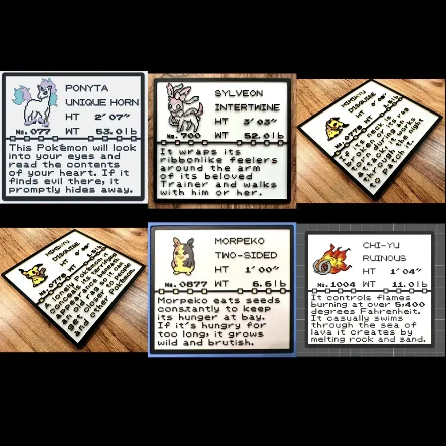 Pokedex Entries Gen 2 and up