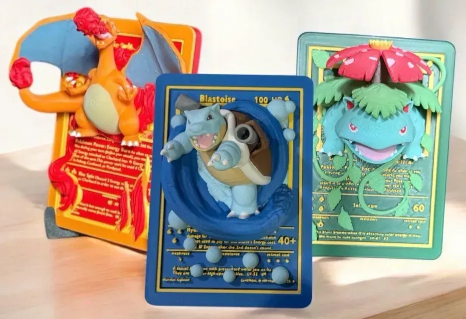 3D Printed Pokemon Inspired Decorations
