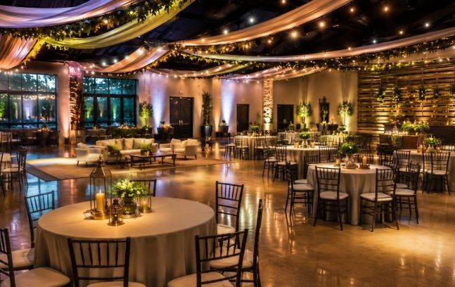 Elegant event center near Pharr, TX set up for successful parties and celebrations.
