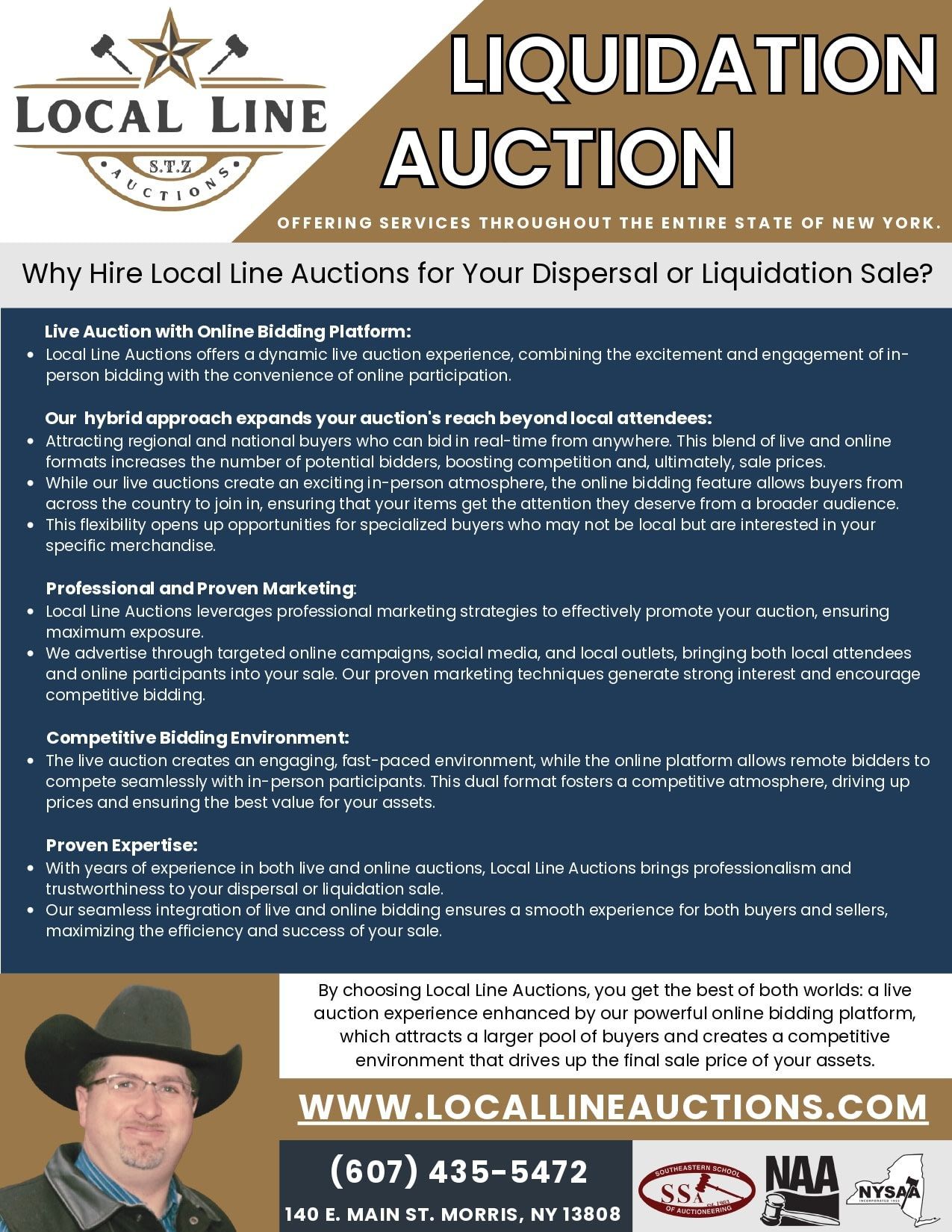 Liquidation Auction Flyer

