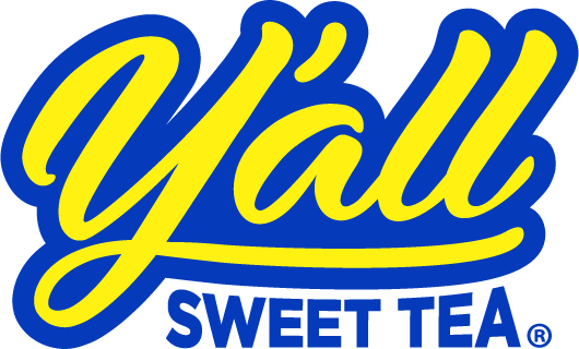Logo for Y'all Sweet Tea, featuring 