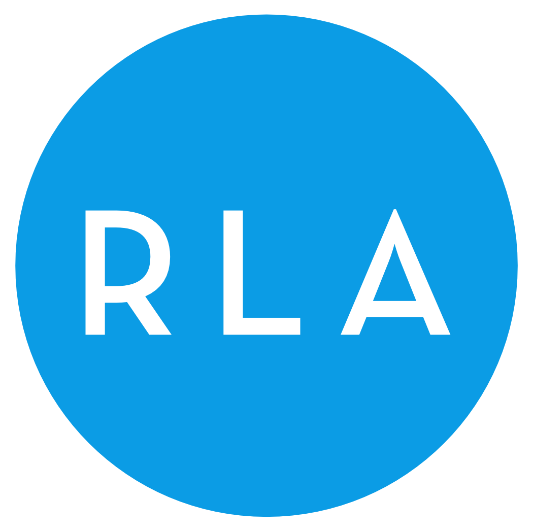 Blue logo graphic for Ryan Levis Architect, Inc. Malibu, Ca