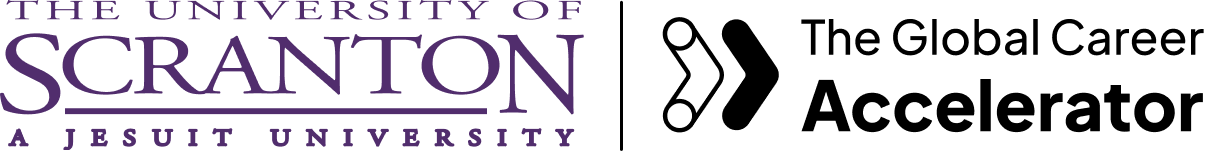 Scranton and The Global Career Accelerator logos